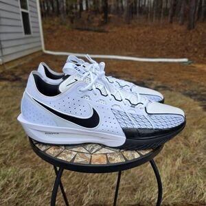 Nike Air Zoom GT Cut 3 Basketball Shoes White/Black HJ7022-101 Men Size 19 NWB